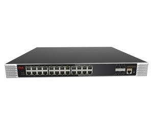 สวิตช์ PoE กิกะบิต 24 พอร์ตแบบจัดการได้ พร้อมอัปลิงค์ SFP 4 พอร์ต สำหรับอุตสาหกรรม (แหล่งจ่ายไฟ 2x600W) - Product Image 4