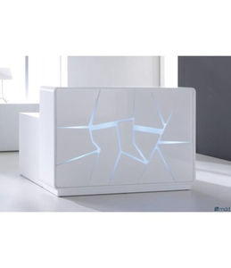 עיצוב שולחן קדמי משטח מוצק CORIANS עם עיצוב תחריט CNC של דוגמת צלקת - Product Image 1