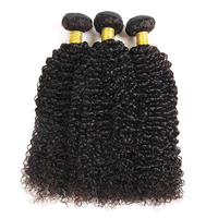 Cabello Humano Rizado Natural de 8 a 30 Pulgadas, Cabello Virgen Sin Procesar 15A, Extensiones de Cabello Virgen Rizado Camboyano e Indio