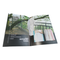 Catalogue de magazines de taille a5 personnalisé en usine professionnelle, impression de livret