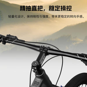 Guidon de vélo de montagne Sagmit 783 mm en alliage d'aluminium, barre plate durable pour le cyclisme hors route - Product Image 2