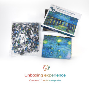 Rompecabezas Personalizado de Cartón Premium de 2000 Piezas, Colección de Pinturas Famosas del Museo Mundial, Revestimiento Suave al Tacto, Póster 1:1, Rígido, Ecológico y Grueso - Product Image 4