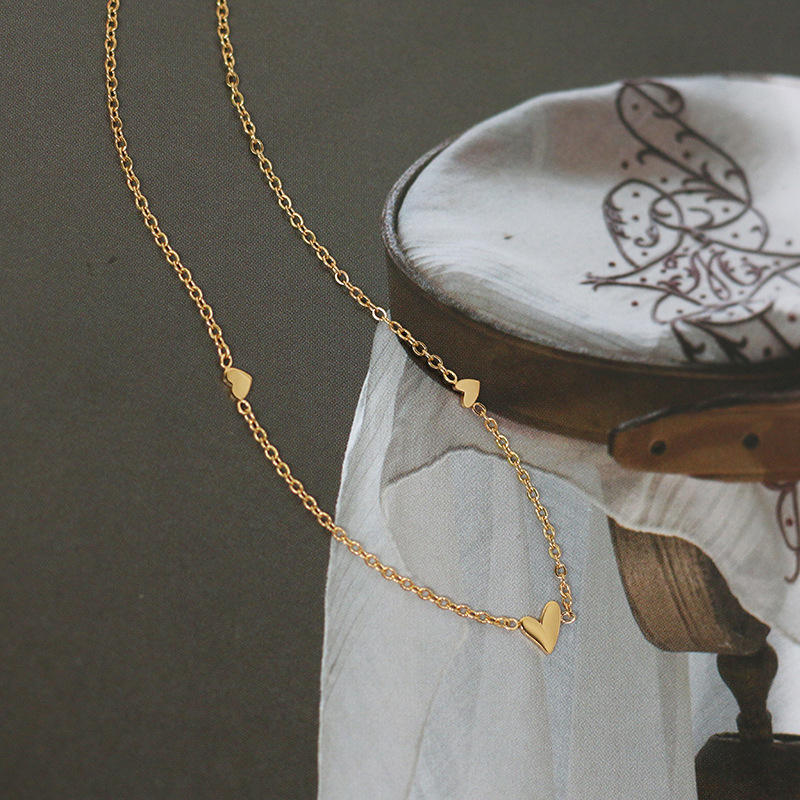 Aretas Japanese Simple Dainty Jewelry 18k Gold Minimalist Clavicle