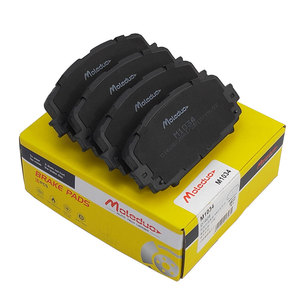 Plaquettes de <span class=keywords><strong>frein</strong></span> avant M1034 D1628 0446552240 0446552270 pour Toyota Corolla Estate Verso Yaris Vios Saloon, céramique semi-métallique - Product Image 1