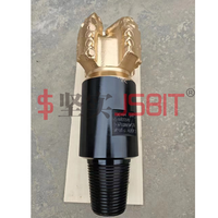 6 pouces 4 lames Double rangée de coupe corps en acier PCD peu pour forage de roche dure coupe profonde diamant eau bien forets