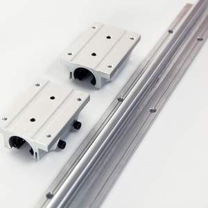 Optische Wellen führung mit Aluminium halterung SBR12 16 Lineare Holz bearbeitungs maschinen Schiebe tisch Zylindrische Grundkern-Linear führung - Product Image 2