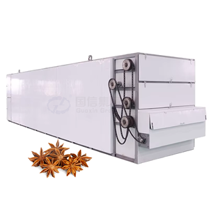 Séchoir industriel continu à bande transporteuse pour anis, herbes et épices, facile à utiliser, pour le traitement de l'anis (OEM) - Product Image 1
