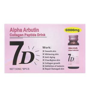 <span class=keywords><strong>Complexe</strong></span> de peptides liquides oraux antioxydants au collagène 7D et à l'alpha-arbutine pour le blanchiment, l'anti-âge et la réparation de la peau - Product Image 1