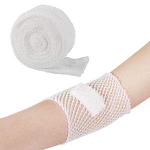 Bandage <span class=keywords><strong>tubulaire</strong></span> élastique en <span class=keywords><strong>filet</strong></span> respirant pour le corps - Idéal pour le soin des genoux, des <span class=keywords><strong>bras</strong></span> et des doigts - Product Image 4