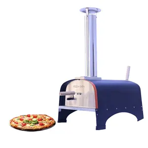 Horno de Pizza multicombustible personalizado portátil al aire libre Gas madera carbón Pizza fabricante jardín horno tostadora para fiesta en el patio trasero