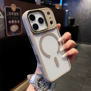 เคสใสหรูหราสำหรับ iPhone 17 Pro Max 17 Air 16 15 พร้อมกรอบเลนส์โลหะ ป้องกันเลนส์ รองรับการชาร์จไร้สายแบบแม่เหล็ก - Product Image 6