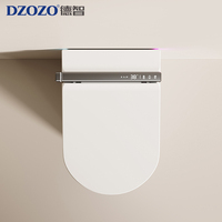 S006 Moderne blanc salle de bain en céramique une pièce commode intelligente cuvette de toilette électrique toilette intelligente avec bidet