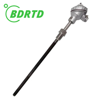 Thermocouple de température (types S, R, B, L, N, T, E, J) avec boîtier de jonction – Vente directe usine pour fil de thermocouple de détection de température