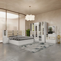 Ensemble de chambre à coucher complet de style turc classique économique, ensemble de meubles de chambre à coucher modernes de taille king
