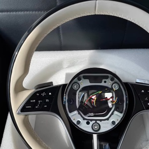 Volante de coche para <span class=keywords><strong>Mercedes</strong></span> <span class=keywords><strong>Benz</strong></span> <span class=keywords><strong>Maybach</strong></span> W167 W177 W190 W204 W205 W206 W213 W217 W222 a B C E S G V clase Cls Glc Gle Gls - Product Image 2