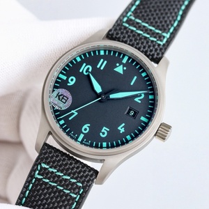 Montres de haute qualité en promotion : Montres mécaniques tendance au design mode avec calendrier et cadran vert - Product Image 3