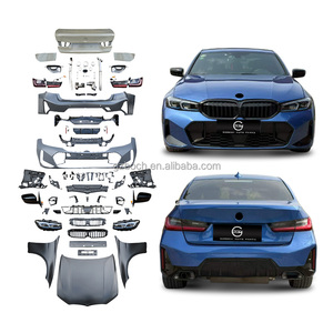 Kit carrosserie F30 pour <span class=keywords><strong>BMW</strong></span> Série 3 F30 F35 Facelift G20 G28 LCI, pas de découpe nécessaire, pare-chocs, ailes, capot, phares LED, feux arrière - Product Image 1