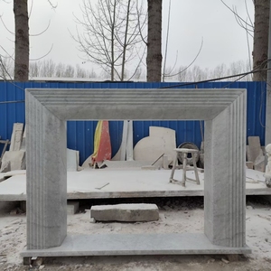 Italy Carrara <strong>Fireplace</strong> <strong>Mantel</strong> Marble extra <strong>Large</strong> Marble <strong>Fireplace</strong> Newstar Marble <strong>Fireplace</strong> - Product Image 1