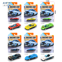 LASIVE TOYS Voiture de course miniature en alliage moulé sous pression 1:64 pour enfants, chariot agricole, voiture de sport, jouet en métal coulé coulissant
