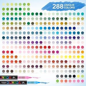 New 120/168 Colors Fine Tip Water-Based Acrylic Paint Markers Pen Non Toxic <b>Stone</b> Rock Metal Plastic <b>Painting</b> Permanent Ink Wood - Product Image 2