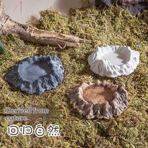 Ciotola per Acqua in Resina Robusta e Durevole per Allevamento di Rettili, Vaschetta per Allevamento di Lucertole, Ciotola Decorativa per Animali Domestici - Product Image 3