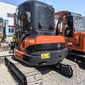 รถขุดขนาดเล็ก Kubota Kx161 ได้รับการรับรองมาตรฐาน CE พร้อมหัวเจาะแบบ Thumb Auger รถขุดขนาดเล็ก 6 ตัน เครื่องยนต์ Kubota - Product Image 3
