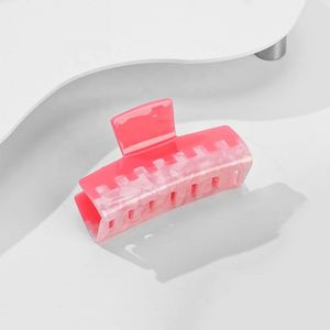 2024 nuevo estilo coreano nuevo estilo mujeres y niñas mármol grandes pinzas acrílicas para el cabello para cabello grueso - Product Image 2