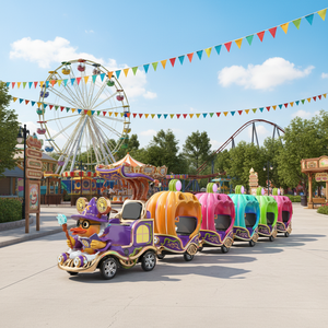 <span class=keywords><strong>Tren</strong></span> Mágico Sin Rieles <span class=keywords><strong>de</strong></span> Alto Rendimiento con Diseño <span class=keywords><strong>de</strong></span> Calabaza Multicolor y Juegos <span class=keywords><strong>de</strong></span> Video Interactivos para Negocios <span class=keywords><strong>de</strong></span> Entretenimiento - Product Image 1