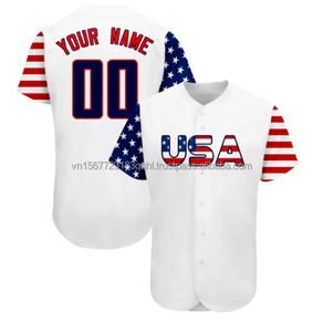 ชุดกีฬาสไตล์ฮิปฮอปสตรีทสำหรับผู้ชายผู้หญิงเด็กเสื้อเบสบอลออกแบบได้ตามต้องการพิมพ์ชื่อและหมายเลข - Product Image 1