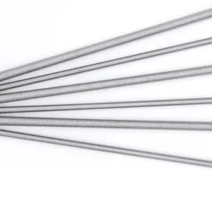 Acero inoxidable súper dúplex de todos los tamaños <span class=keywords><strong>INOX</strong></span> 2507 2205 9041 AISI304 <span class=keywords><strong>316</strong></span> ANSI304 <span class=keywords><strong>316</strong></span> A286 B8 con arandela de tuerca <span class=keywords><strong>varilla</strong></span> de rosca DIN 975 - Product Image 6