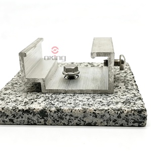 Soporte de calado de pared de aleación de aluminio para sistema de fijación de piedra, de alta calidad - Product Image 5