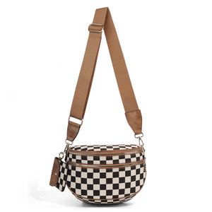 <span class=keywords><strong>Sac</strong></span> <span class=keywords><strong>banane</strong></span> à carreaux pour <span class=keywords><strong>femme</strong></span>, sacoche de ceinture, <span class=keywords><strong>sac</strong></span> de voyage, <span class=keywords><strong>sac</strong></span> à bandoulière - Product Image 3