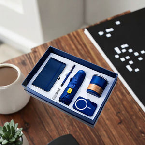 Juego de Regalo Promocional de Lujo de Cinco Piezas al por Mayor: Cuaderno, Bolígrafo, Paraguas, Taza de Café para Navidad, Regreso a Clases, Oficina <span class=keywords><strong>y</strong></span> Negocios - Product Image 4