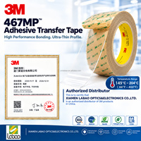 Ruban adhésif de transfert 3M 467MP authentique, 0,05 mm, adhésif acrylique 200MP pour découpe laser et collage électronique, distributeur 3M