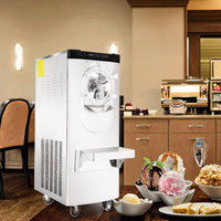 16L/H 56L/H Commerciële Fruit IJsmachine Grote Capaciteit Hard IJs Machine Bevroren Yoghurt Gelato Machine Pasteuriseerder