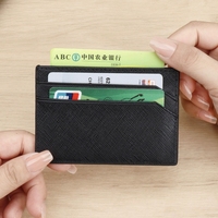 Portefeuille universel pour jeunes en PU, nouvelle pochette minimaliste pour cartes, marque de luxe pour femmes et hommes, vente en gros