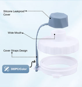 Bouteille d'eau mignonne en silicone de qualité alimentaire avec logo étanche extérieur portable et écologique pour les enfants écoliers - Product Image 4