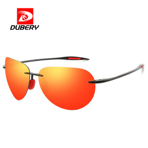 <span class=keywords><strong>Lunettes</strong></span> de soleil classiques <span class=keywords><strong>sans</strong></span> monture D132 DUBERY pour hommes et femmes, <span class=keywords><strong>lunettes</strong></span> de soleil de haute qualité, <span class=keywords><strong>lunettes</strong></span> de soleil miroir pour femmes, UV400 pour la conduite - Product Image 3