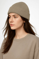 Personnalisable Cachemire Tricoté Chapeau Double Doublure Automne Hiver Intemporel Essentiel pour Chaleur Style Avec