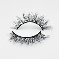 Cils en faux vison style régulier DY16~32, faits à la main, en PBT, bande complète, divers modèles de maquillage disponibles, synthétiques, 12 mm