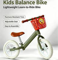 Vélo d'équilibre pour enfant en acier à haute teneur en carbone, sans pédales, pour tout-petits de 2 à 5 ans, siège réglable, pneus de 10 pouces