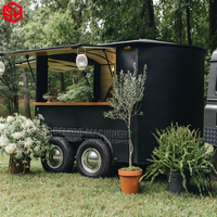 2026 Mobile cuisine bière Bar Hot Dog remorque café camion crème glacée chariot cheval remorque café chariots Mobile Bar remorque