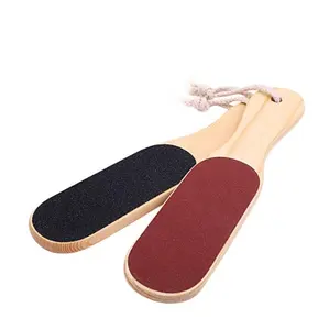 Eco Friendly Double Sided Wooden Foot File Foot Callus Remover To Remove Hard Skin