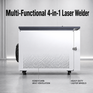 Machine laser portative de 1500 W refroidie par eau 4 en 1 pour le soudage de l'acier inoxydable, du carbone, de l'aluminium et du cuivre - Product Image 4