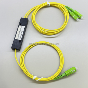 สายเคเบิลสื่อสาร LSZH สายไฟเบอร์ออปติกแบบโหมดเดียว ความยาว 1 เมตร SC/APC 1x2 กล่องแยกสัญญาณ ABS สำหรับใช้งานภายในอาคาร CATV - Product Image 2