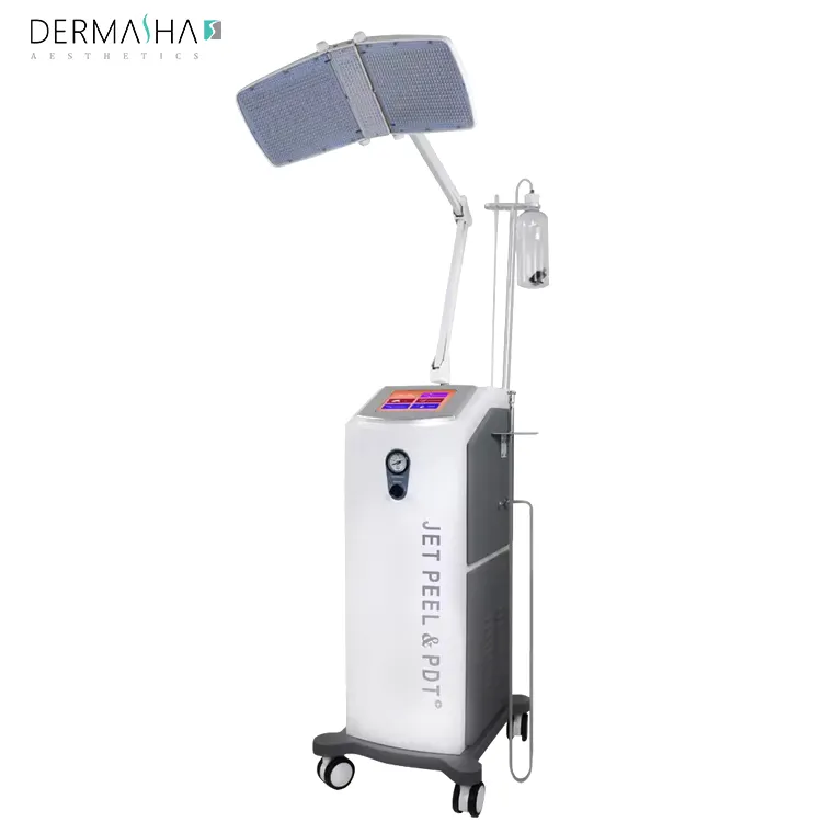 Mesin semprot dermabrasi Pdt multifungsi, peralatan kecantikan Led untuk peremajaan kulit air, oksigen, mesin terapi semprot kulit