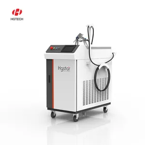 HGTECH 4 in 1 Lasers chweiß gerät 1000w 1500w 2000w 3KW Edelstahl Aluminium Metall faser Handl aser schweiß maschine Zum Verkauf