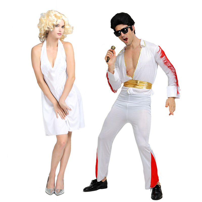 knee length dresses for ladies Womens Black and Pink 80s Costume main image 0