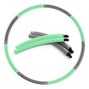 2025 <span class=keywords><strong>Fitness</strong></span> Hula Hoops Logotipo personalizado Desmontable <span class=keywords><strong>Fitness</strong></span> Cintura delgada Anillo Hula Hoops Ajuste abdominal Mejora el peso Conjunto - Product Image 3