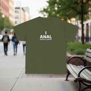 Camiseta I Anal (No soy abogado), camiseta divertida con meme, diseño sarcástico e irónico, camiseta promocional unisex - Product Image 3